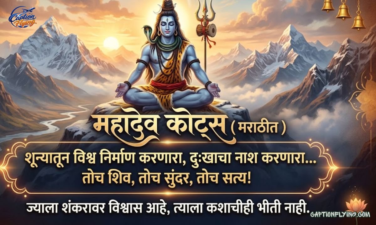 220+ Best Mahadev Quotes in Marathi | महादेव भक्ती, प्रेरणादायी, सुंदर & हर हर महादेव सुविचार