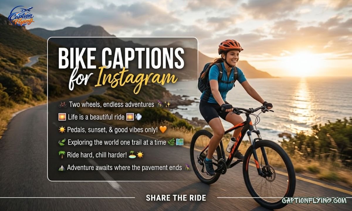 230+ Fun Bike Captions For Instagram and Quotes To Hit The Road In Style