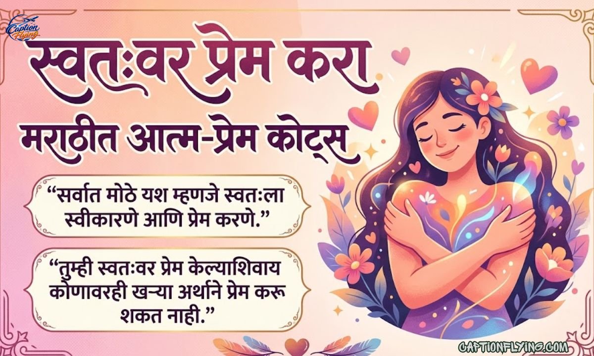 240+ Best Self Love Quotes in Marathi | आत्मप्रेम, प्रेरणादायी, सकारात्मक & सुंदर सुविचार