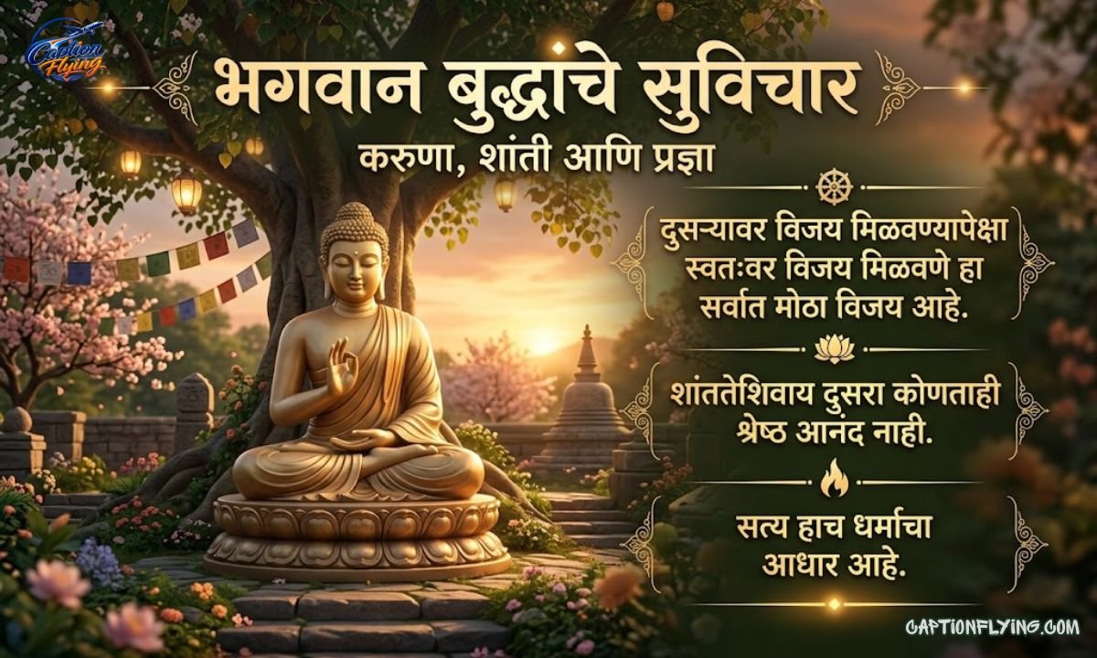 280+ Best Buddha Quotes in Marathi | भगवान बुद्धांचे प्रेरणादायी, सकारात्मक & जीवन बदलणारे सुविचार