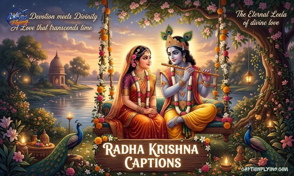 280+Radha Krishna Captions for Instagram That Touch the Soul