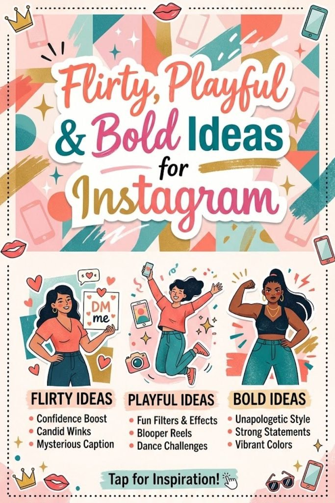 Flirty, Playful & Bold Ideas for Instagram