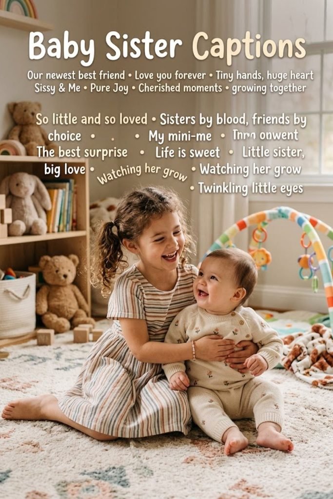 Baby Sister Captions
