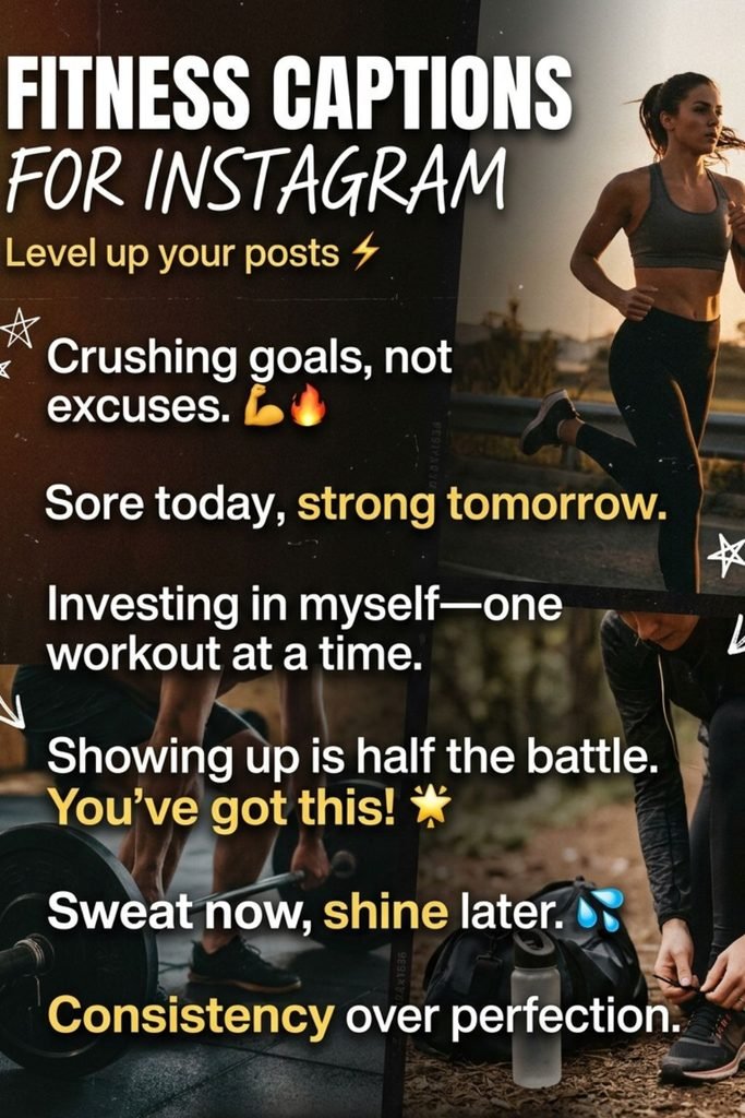 Fitness Captions for Instagram
