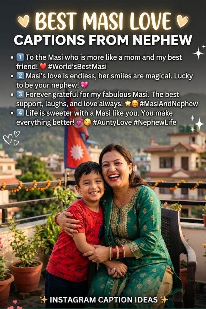 Best Masi Love Captions for Instagram from Nephew