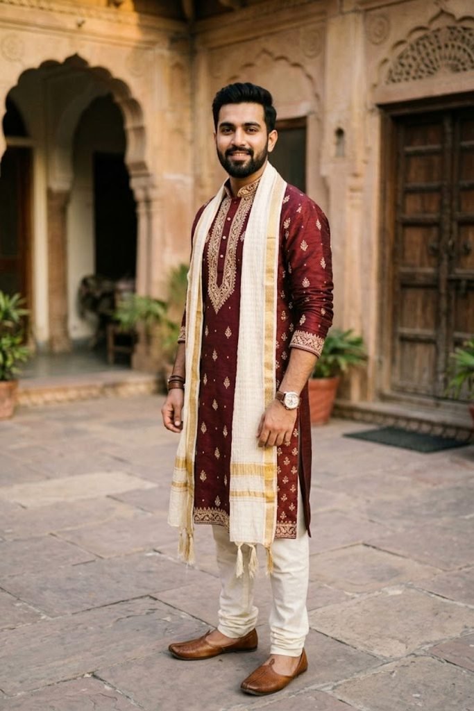 Captions for Men Wearing Traditional Outfits