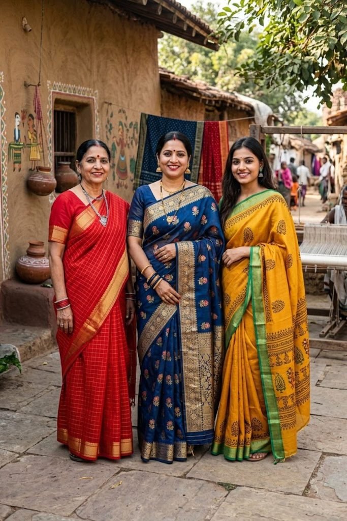 Central Indian Sarees