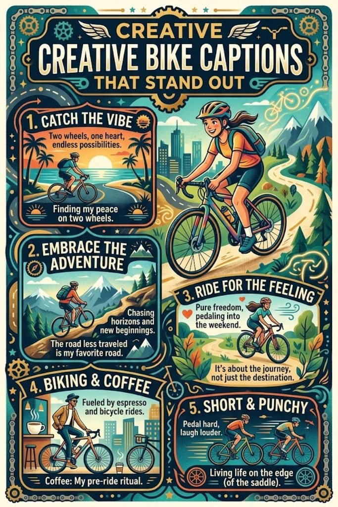 Creative Bike Captions That Stand Out