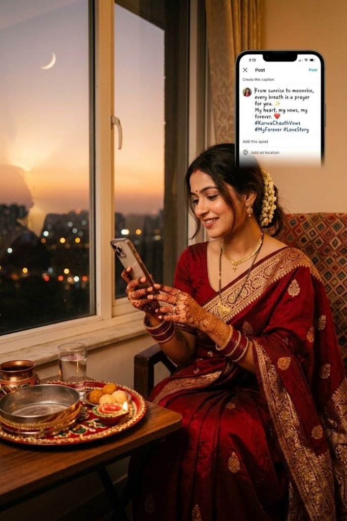 Creative Karwa Chauth Instagram Captions To Share Your Vows