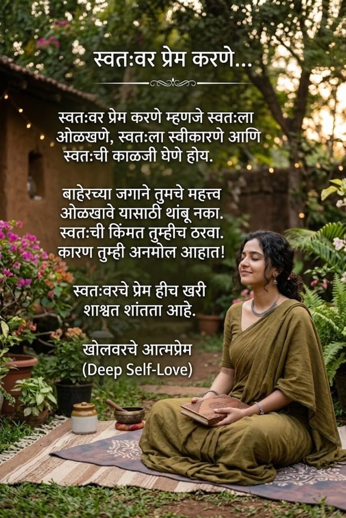 Deep Self Love Quotes in Marathi
