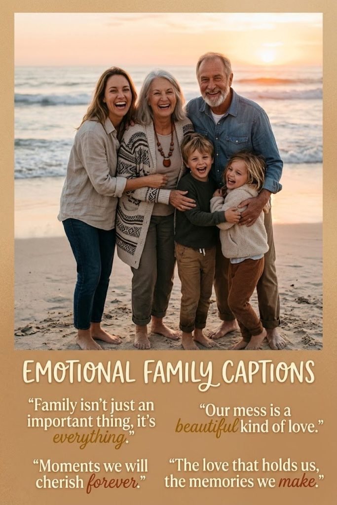 Emotional Family Captions