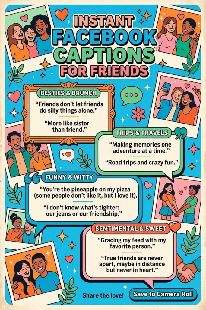 Facebook Captions for Friends