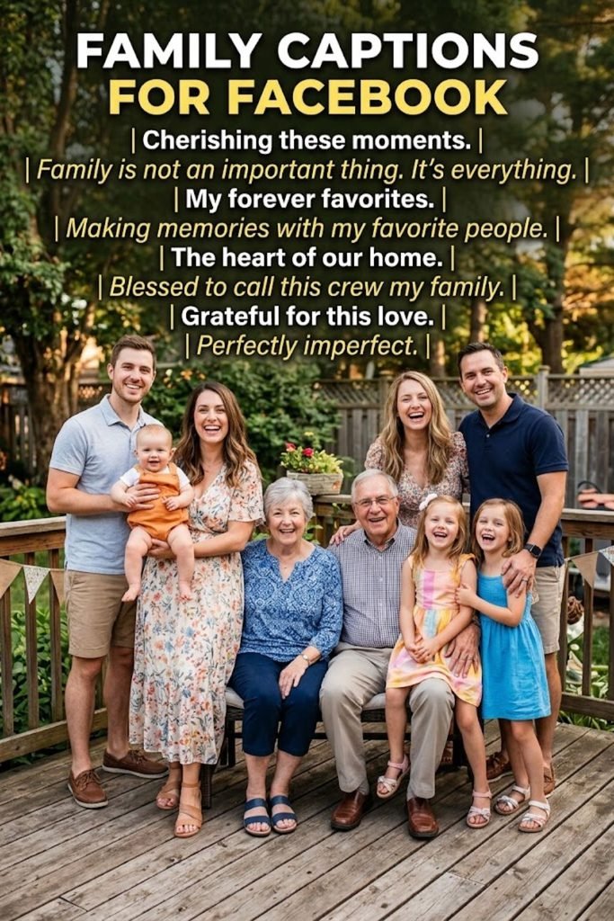 Family Captions for Facebook