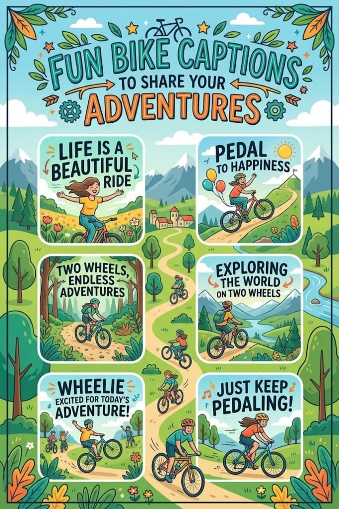 Fun Bike Captions To Share Your Adventures