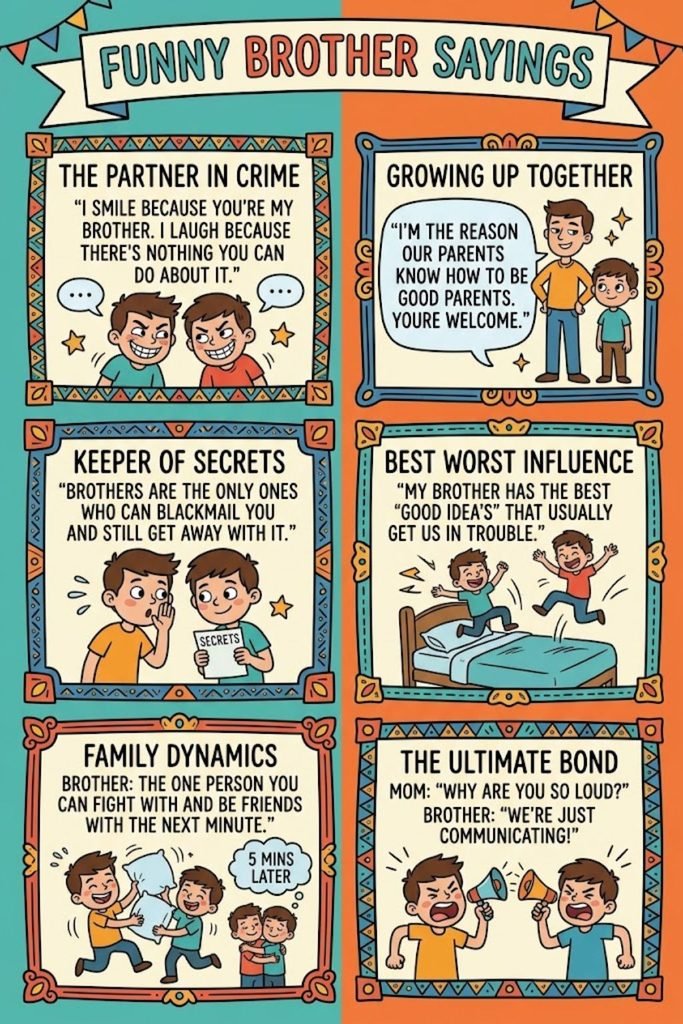 Funny Brother Sayings