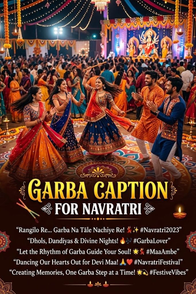 Garba Caption For Navratri