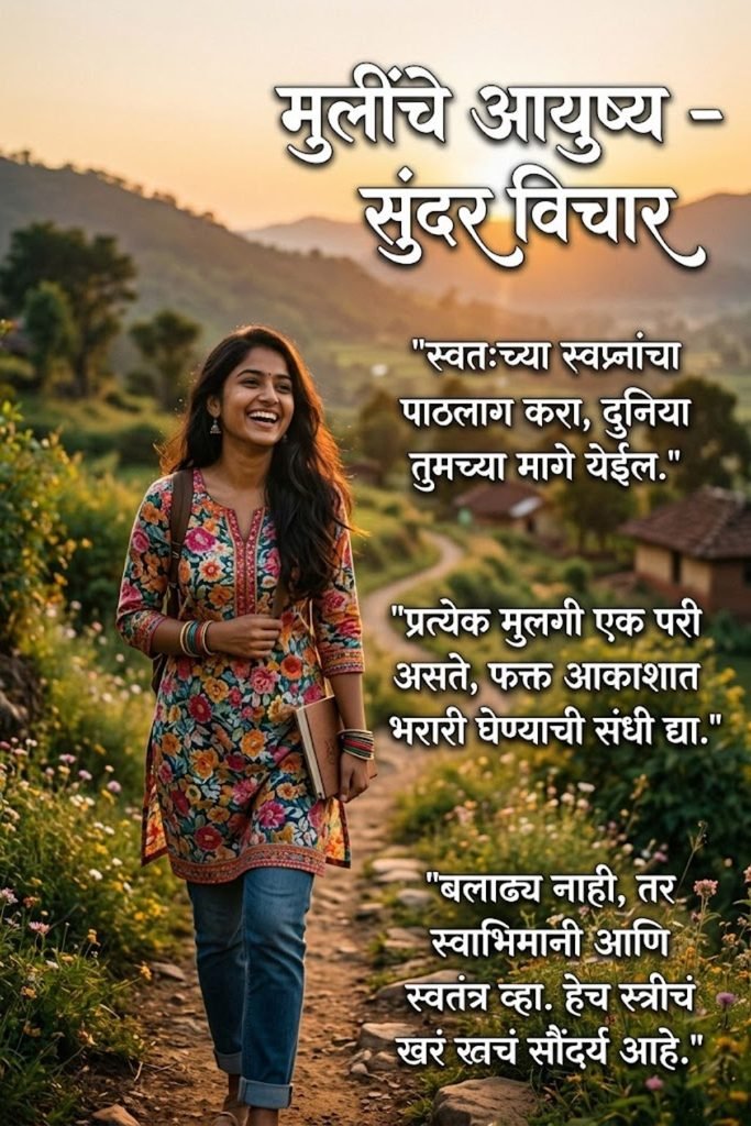 Girls Life Quotes in Marathi
