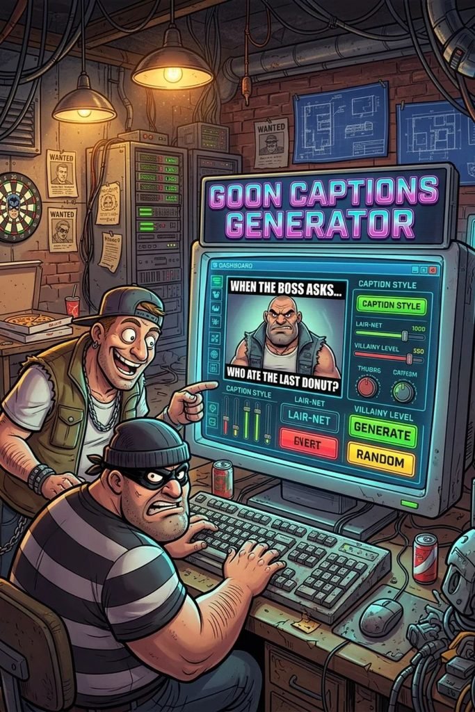 Goon Captions Generator