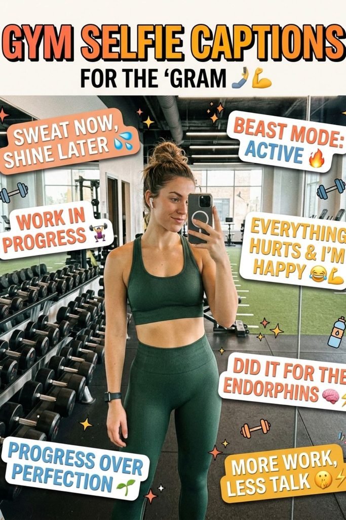 Gym Selfie Captions for Instagram