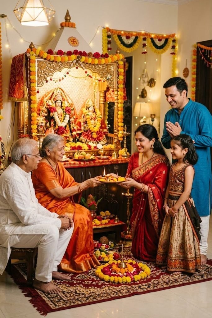 Heartfelt Sharad Navratri Puja Instagram Captions For Your Family Moments