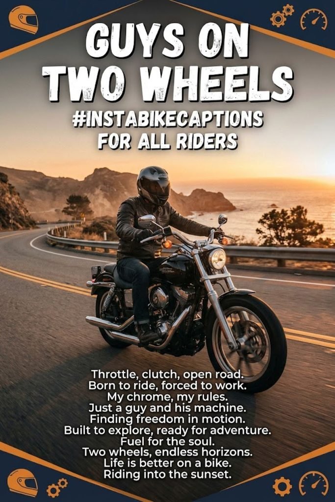 Instagram Bike Captions for Guys