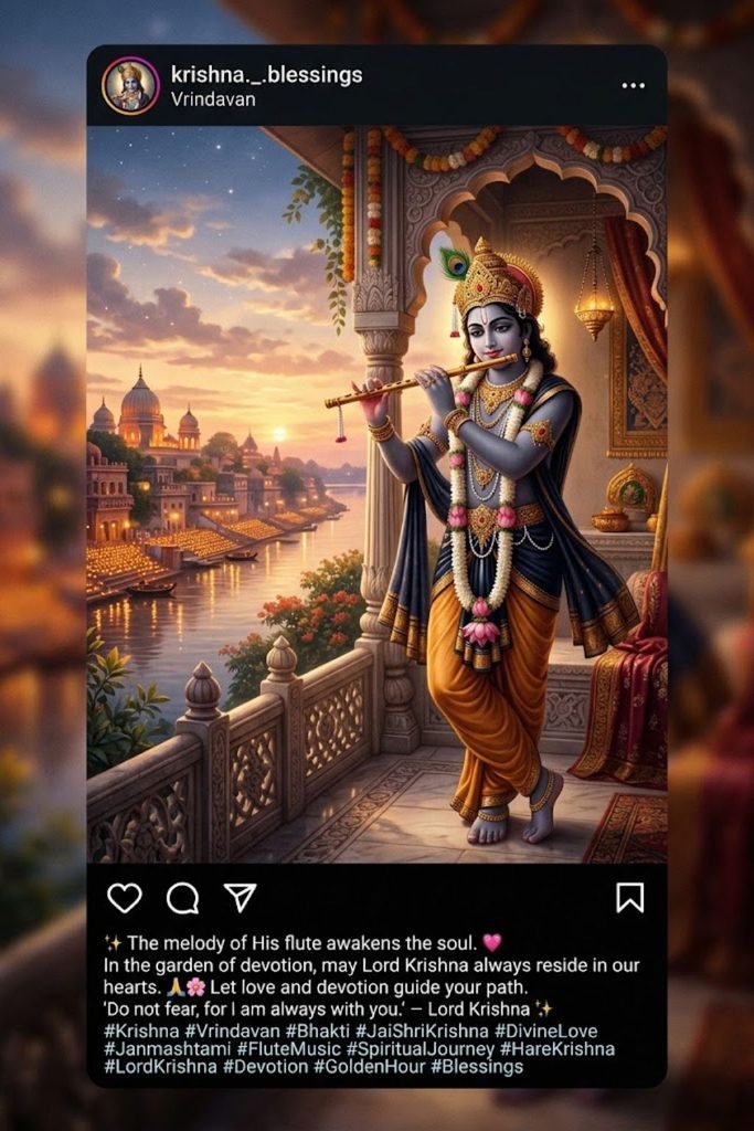Krishna Captions for Instagram