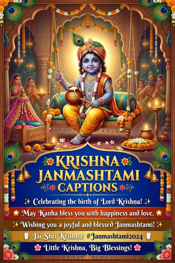 Krishna Janmashtami Captions