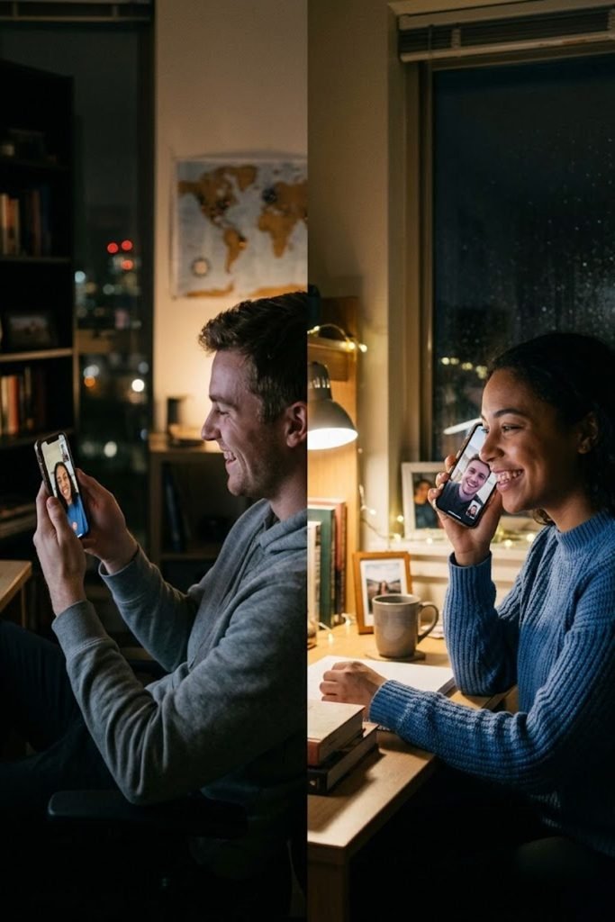 Long Distance Couple Captions
