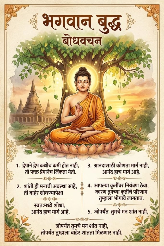 Lord Buddha Quotes in Marathi