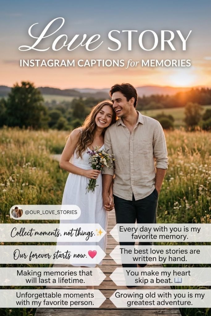 Love Story Instagram Captions for Memories