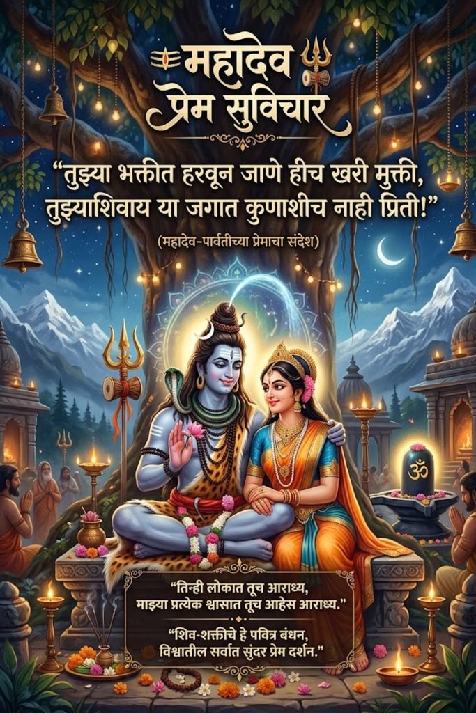 Mahadev Love Quotes in Marathi