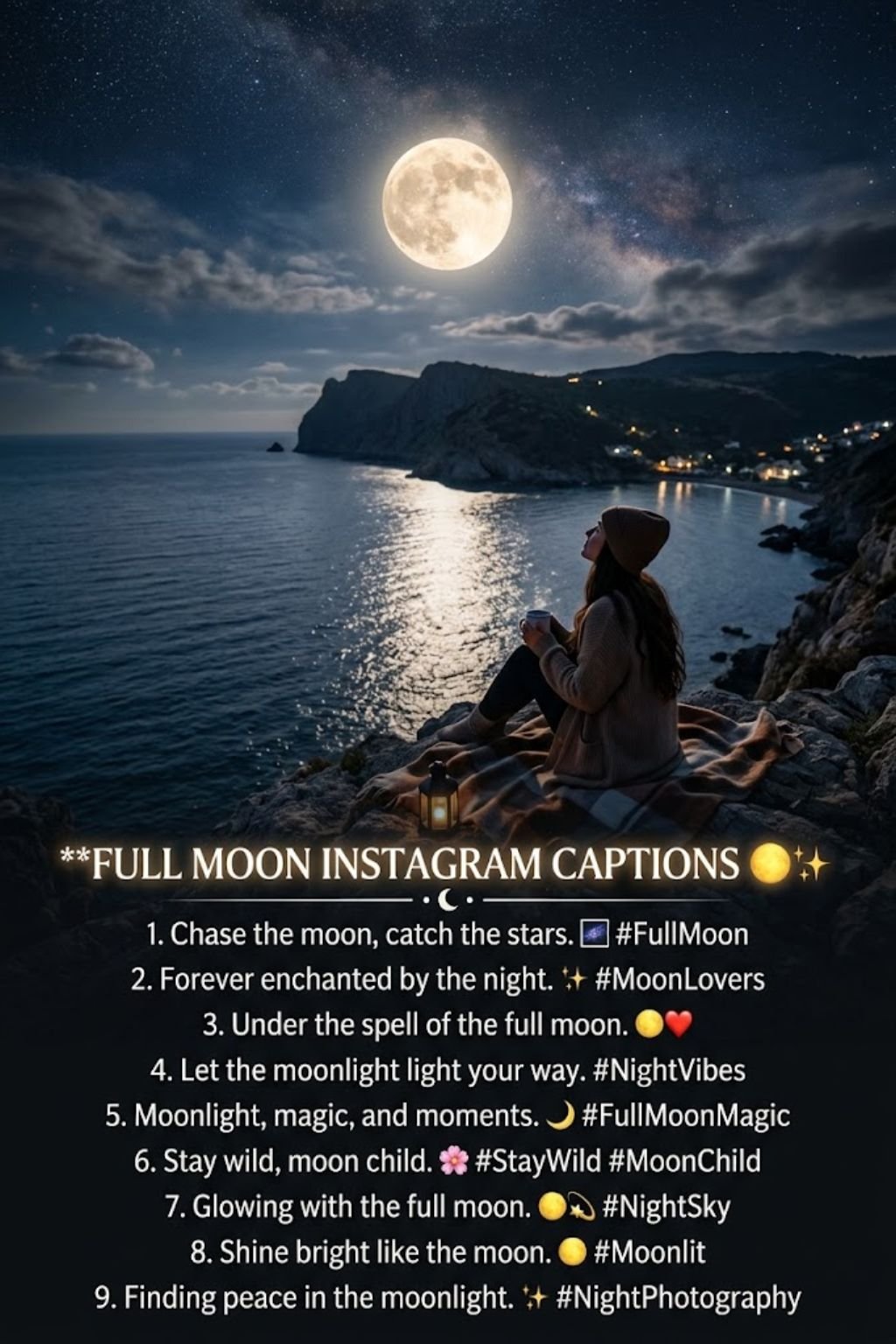 Full Moon Instagram Captions 🌕