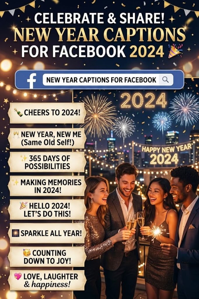 New Year Captions for Facebook