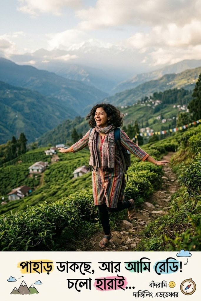 Playful Bengali Captions for Your Travel Adventures