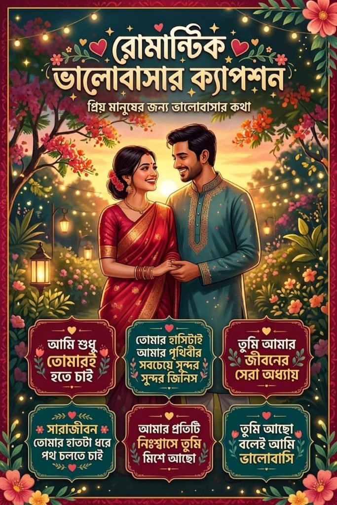 Romantic Love Captions in Bangla