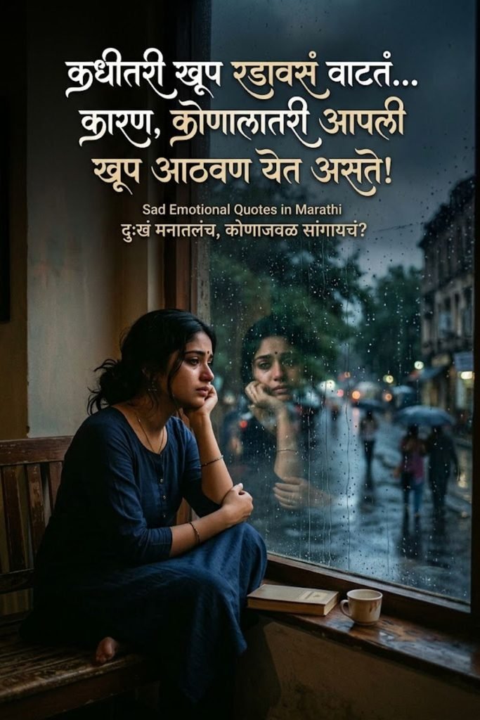 Sad Emotional Quotes in Marathi