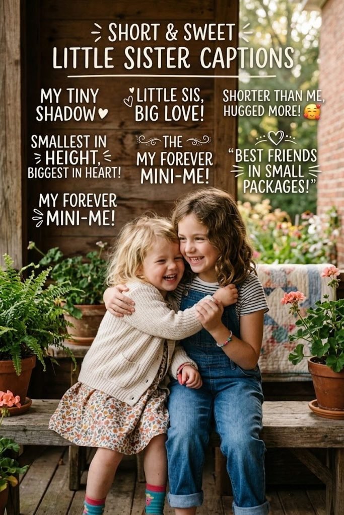 Short Little Sister Captions
