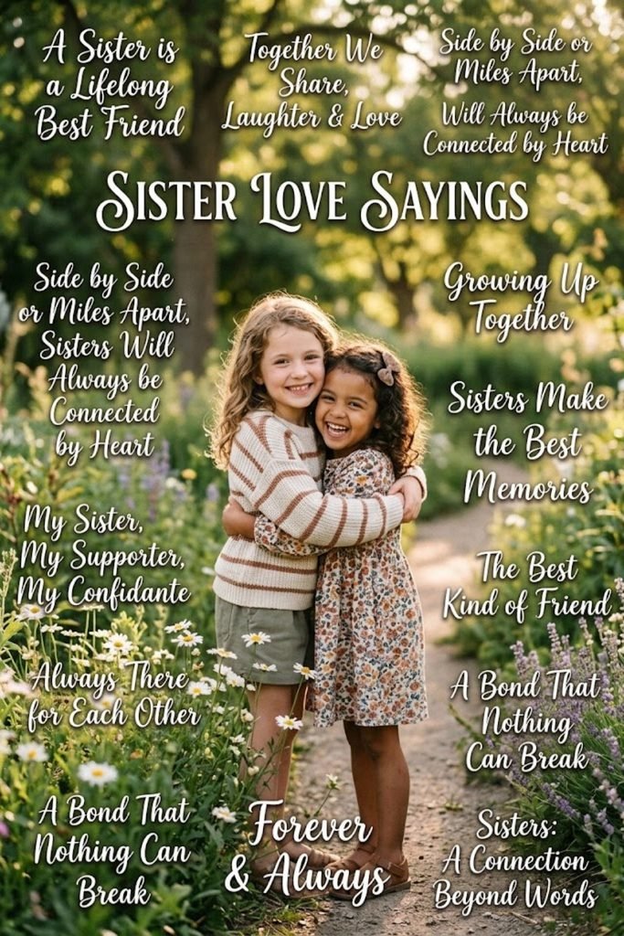 Sister Love Sayings