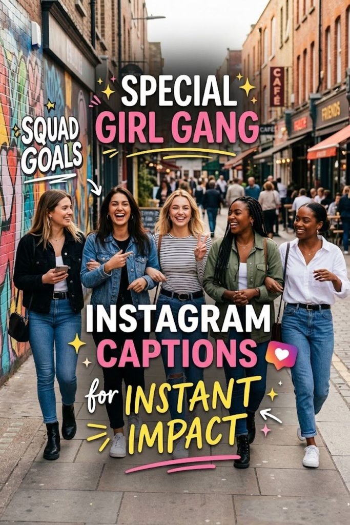 Special Girl Gang Instagram Captions for Instant Impact
