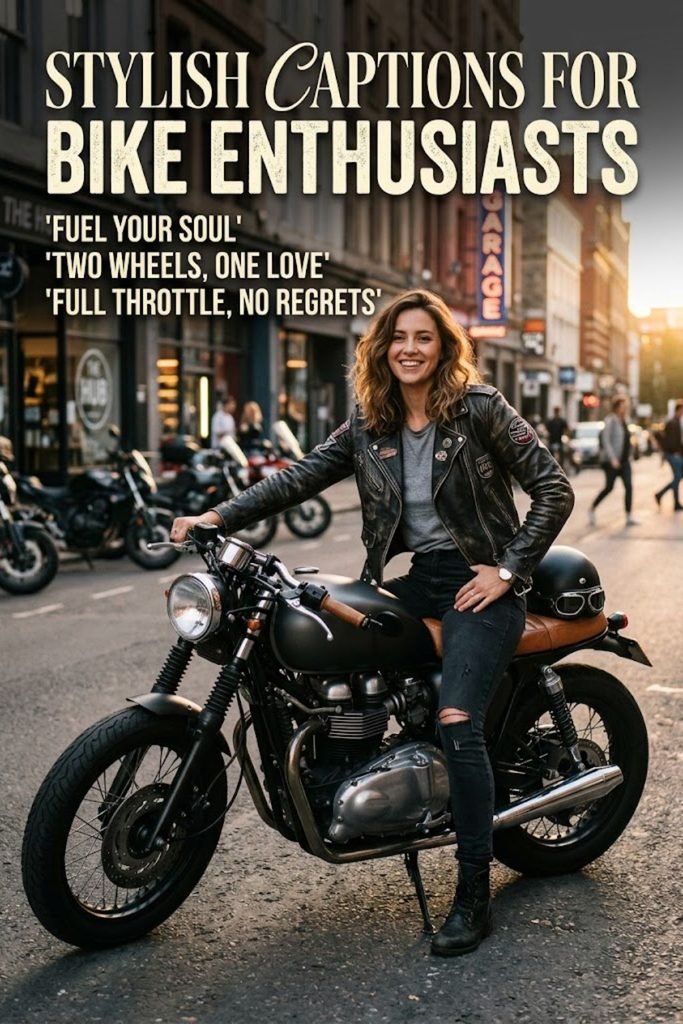 Stylish Captions For Bike Enthusiasts