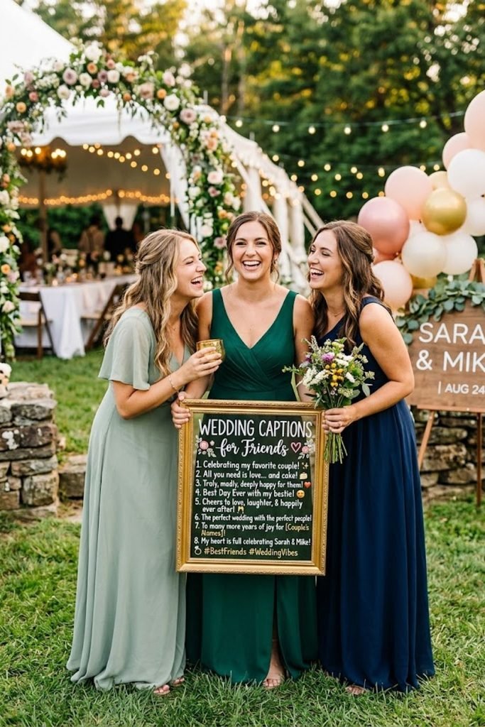 Wedding Captions for Instagram for Friends