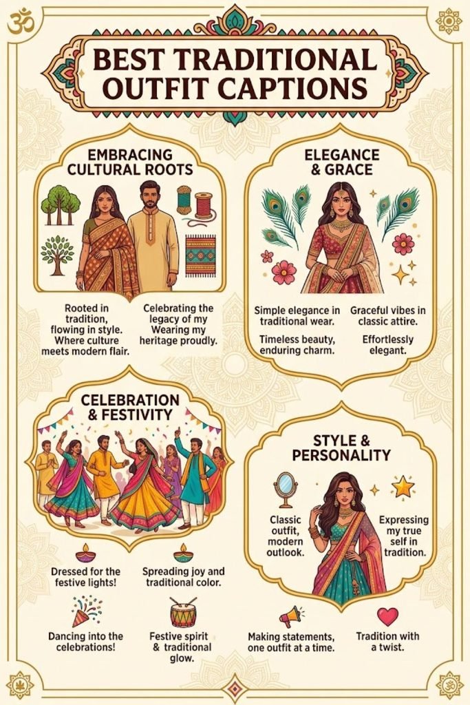 What Are the Best Traditional Outfit Captions?