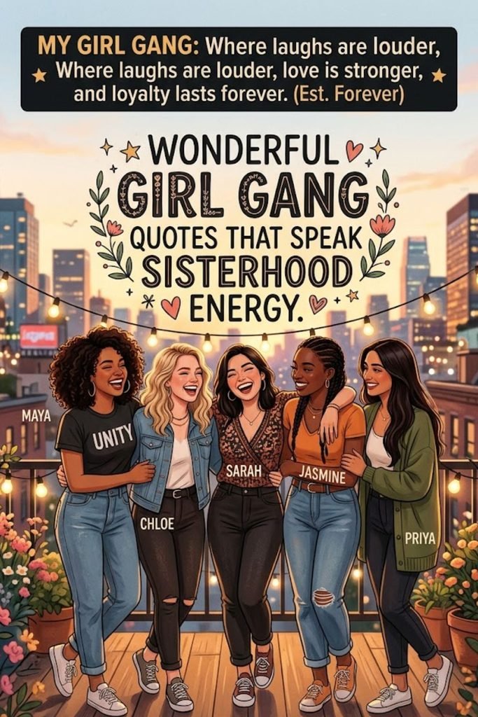 Wonderful Girl Gang Quotes That Speak Sisterhood Energy